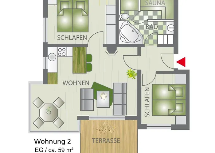 Strandperle 2 - A69722 Apartment Großenbrode